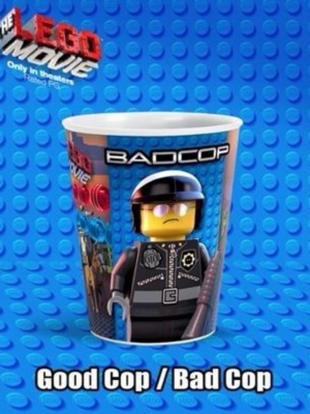 ✨️NWT✨️ 2014 Mcdonalds The Lego Movie: Good Cop/Bad Cop Hologram Cup #5